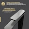 Anzzi 1-Handle Bathroom Vessel Sink Faucet in Matte Black and Brushed Nickel L-AZ901MB-BN - alternate 7